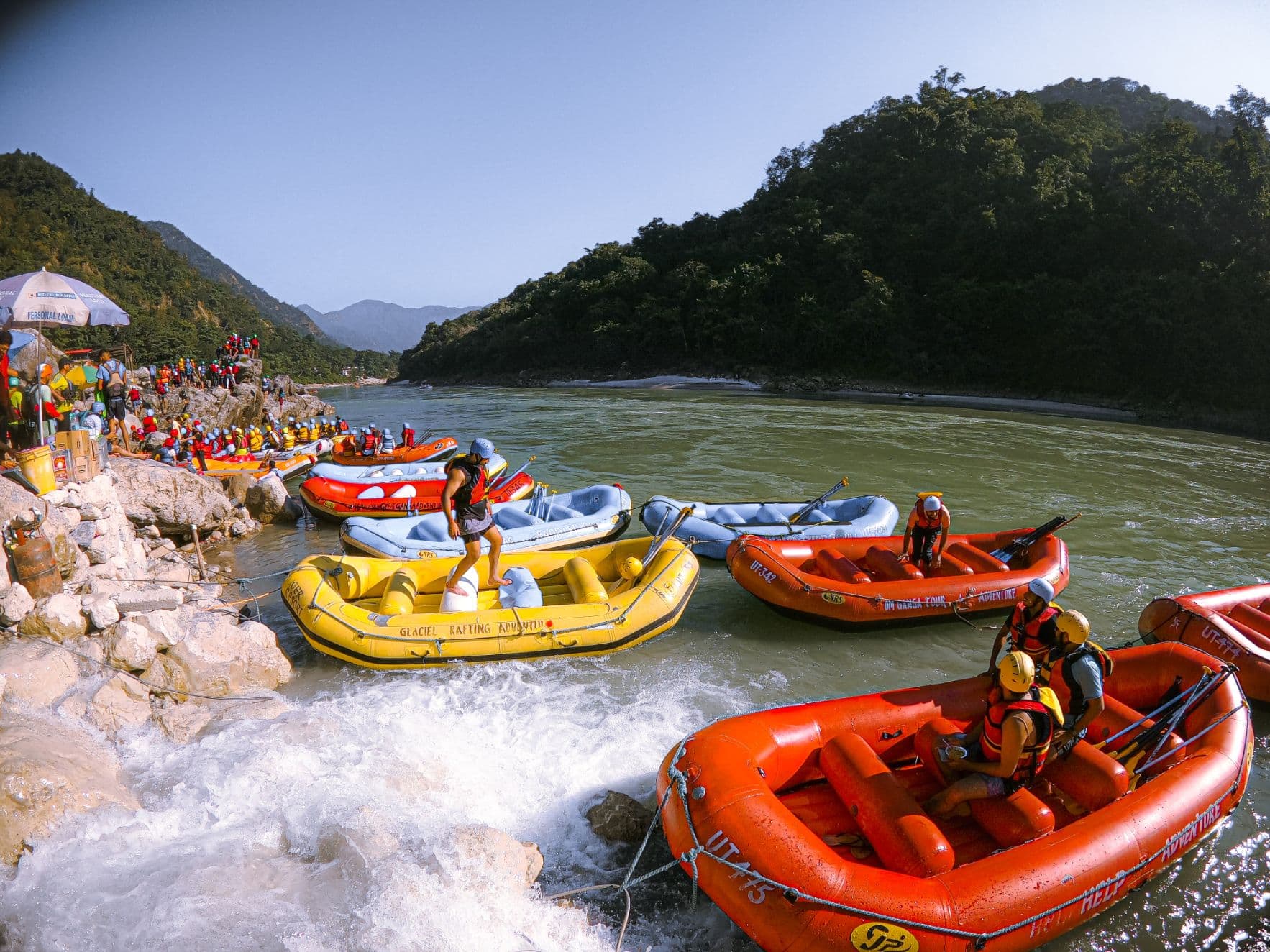 rafting