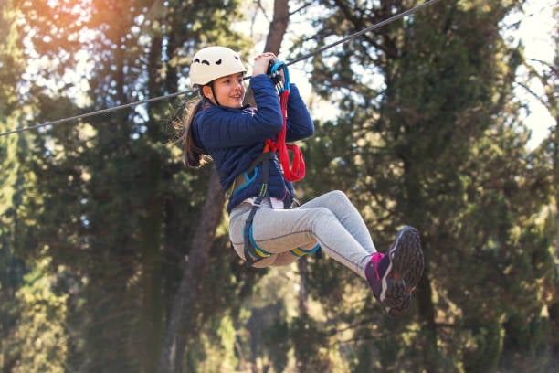 Zipline in Rishikesh over the Ganga River